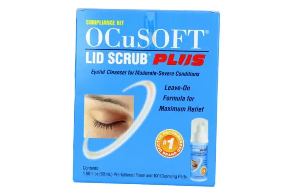 Ocusoft Plus Espuma Limpiadora Para Párpados Con 100 Almohadillas