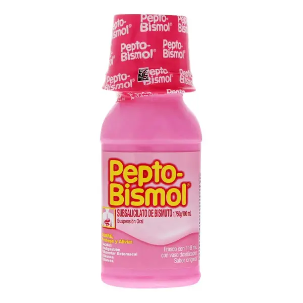 Pepto Bismol 1.750 G Suspensión Oral Con 118 Ml