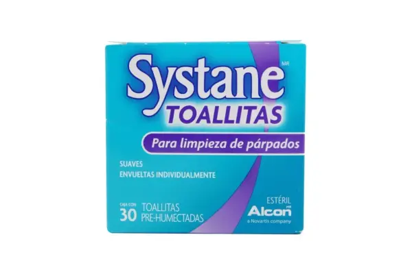 Systane Toallitas Para Limpieza Párpados Con 30 Piezas