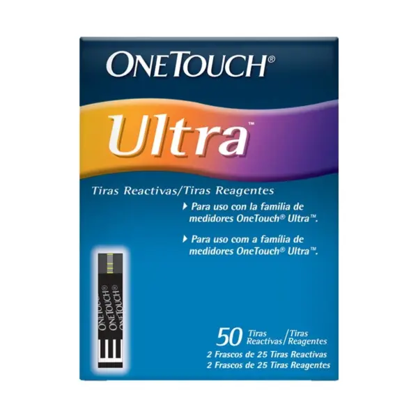 Onetouch Ultra Tiras Reactivas 50 Pzas