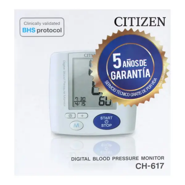 Baumanómetro Citizen Ch-617 Para Mano Con 1 Pieza