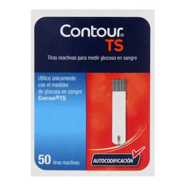 Tiras Reactivas Contour Ts Con 50 Piezas