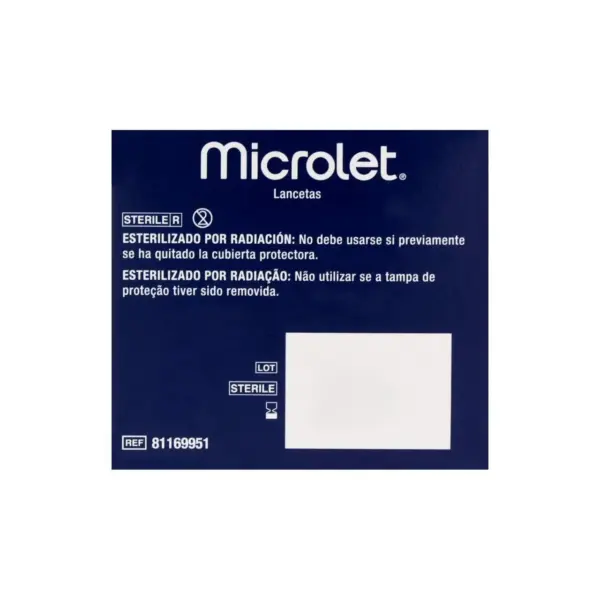 Lancetas Microlet Con 100 Piezas - Imagen 2