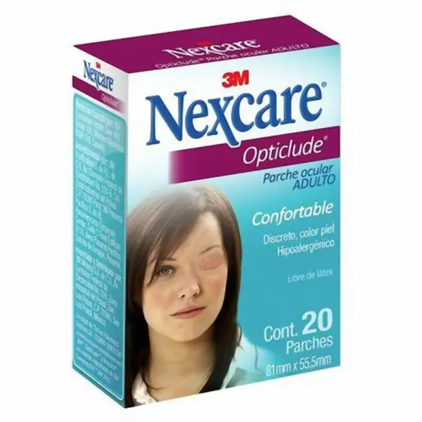 Nexcare Opticlude Parche Ocular Para Adulto Con 20 Piezas