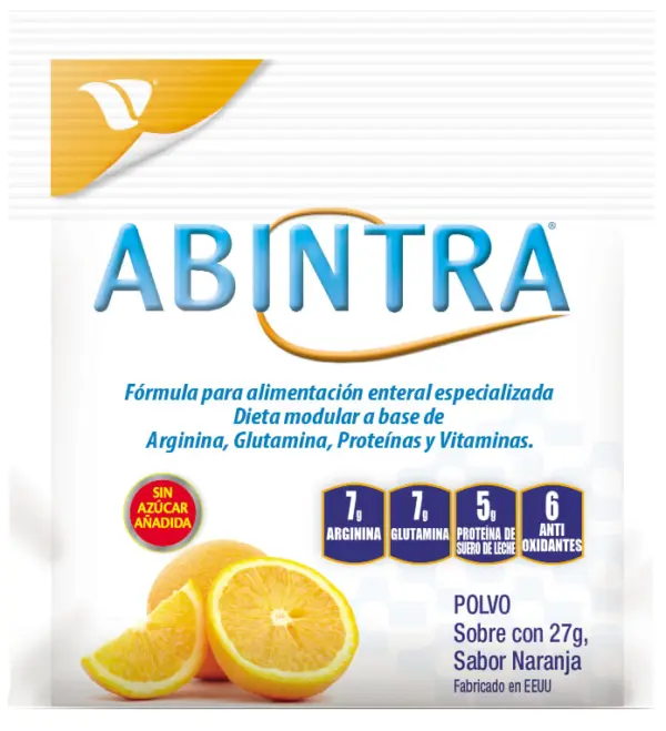 Abintra Naranja Sin Azúcar Polvo Con 27 G