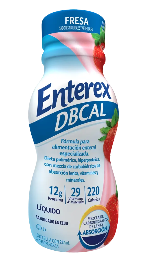 Enterex Dbcal Fresa Suplemento Alimenticio De 237 Ml