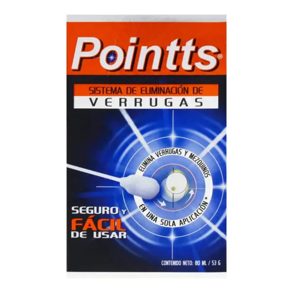 Pointts Sistema De Eliminación De Verrugas 80 Ml
