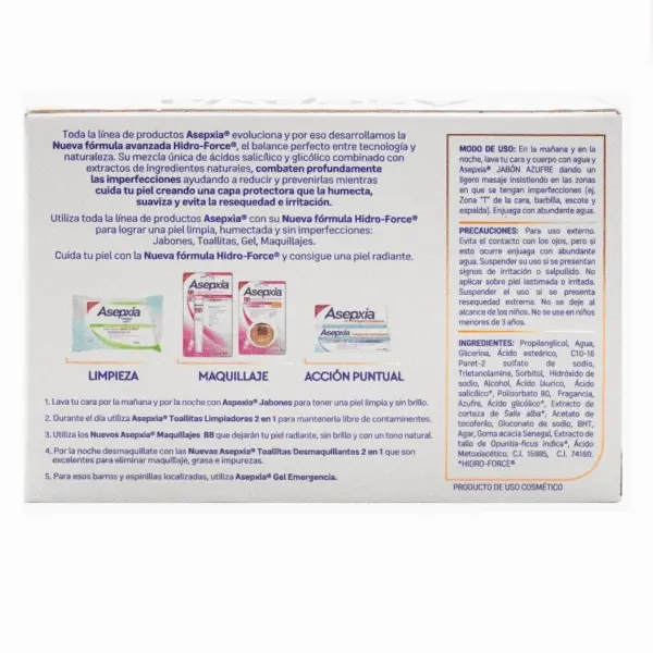 Asepxia Farma Jabon Azufre Barra Con 100 G - Imagen 2