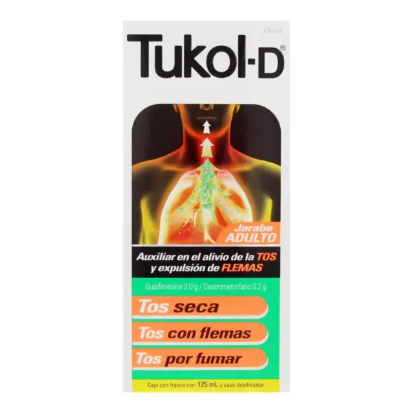 Tukol-D 2.0/0.2 G Jarabe 125 Ml