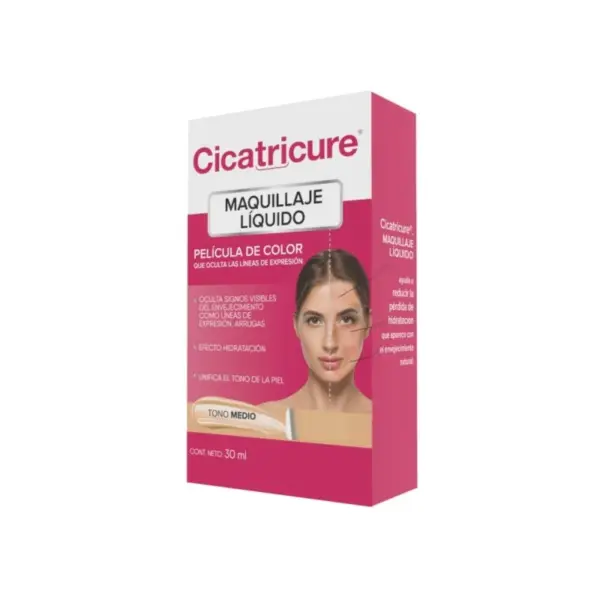 Cicatricure Maquillaje Líquido Tono Medio 30 Ml - Imagen 3