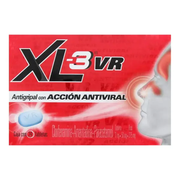 Xl-3 Vr 50/3/375 Mg Con 24 Tabletas
