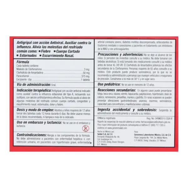 Xl-3 Vr 50/3/375 Mg Con 24 Tabletas - Imagen 2