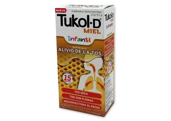 Tukol-D Miel 1/0.1 Gr Jarabe Infantil Con 120 Ml