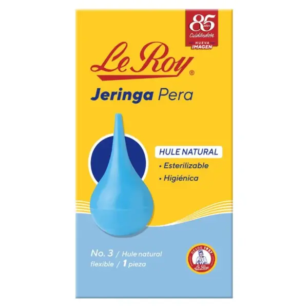 Le Roy Jeringa Pera De Hule No.3 Con 1 Pieza