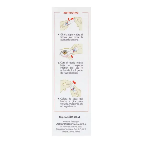 Nazil Ofteno 1 Mg Solución Oftálmica Gotas 15 Ml - Imagen 2