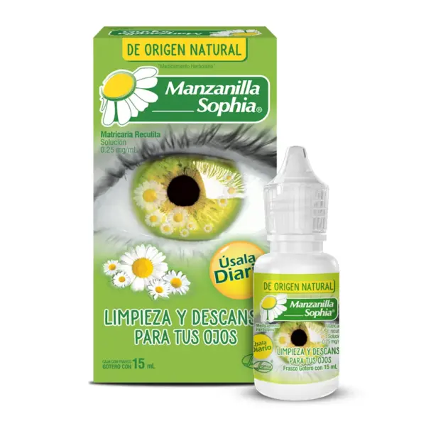 Manzanilla Sophia Solución Oftálmica Gotas Con 15 Ml