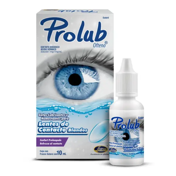 Prolub Ofteno 1/1 Mg Solución Gotas 10 Ml