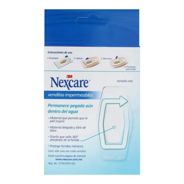 Nexcare Bandas Adhesivas Impermeables Para Codo Y Rodillas 15 Piezas - Imagen 2