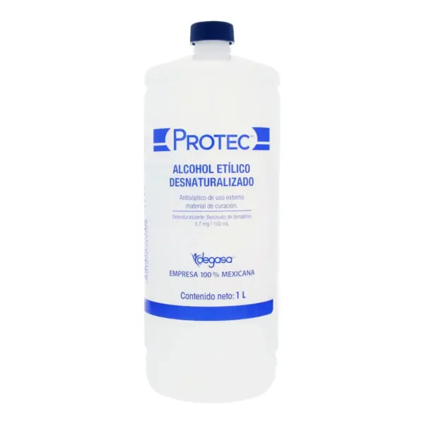 Protec Alcohol Etílico Desnaturalizado 1 Litro