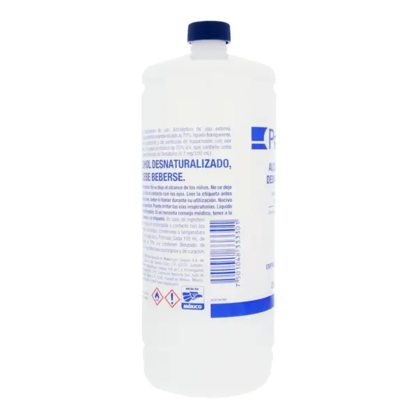 Protec Alcohol Etílico Desnaturalizado 1 Litro - Imagen 2