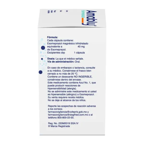 Amably 40 Mg Con 14 Cápsulas - Imagen 2