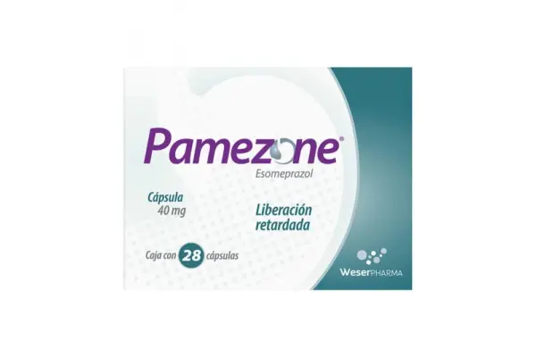 Pamezone 40 Mg Con 28 Cápsulas