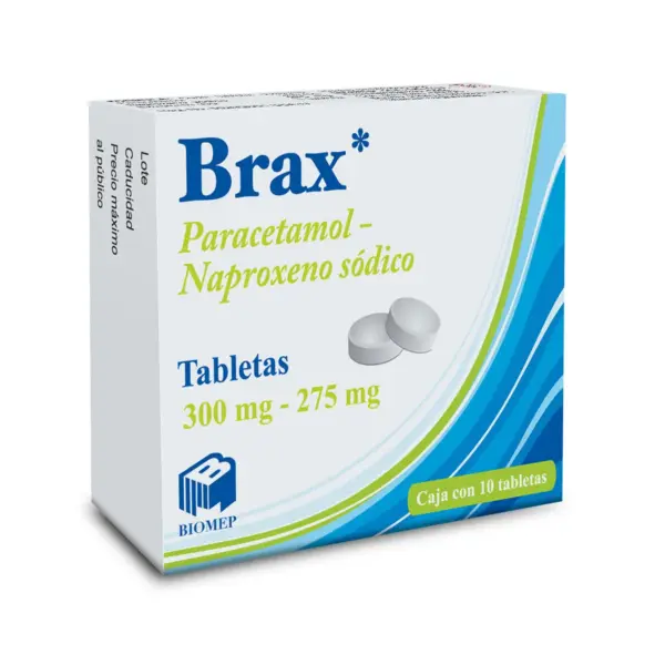 Brax 300/275 Mg Con 10 Tabletas