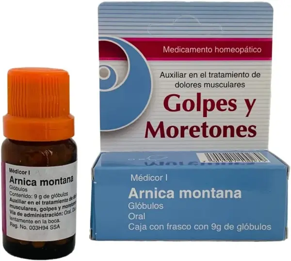Arnica En Glóbulos Para Golpes Y Moretones Con 9 G