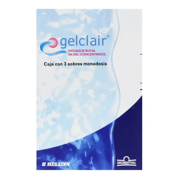 Gelclair Enjuague Bucal En Gel Con 3 Sobres