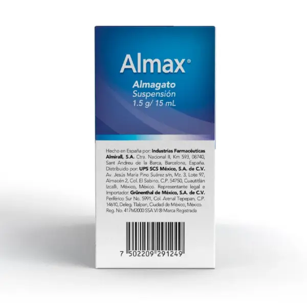 Almax 1.5 G Suspensión Oral Con 24 Sobres - Imagen 3