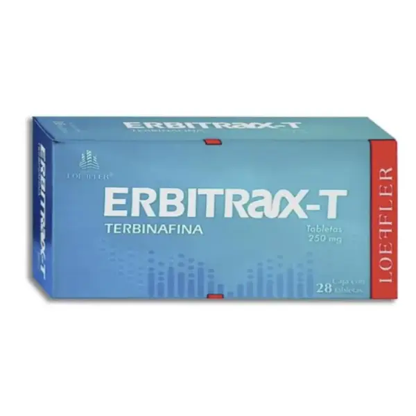 Erbitrax-t Tabletas 250 Mg, 28 Tabletas