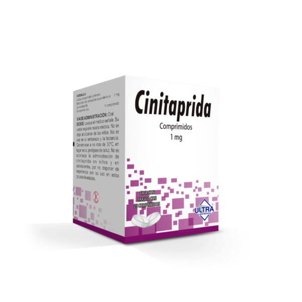 Cinitaprida 1 Mg Con 25 Comprimidos (Ultra)