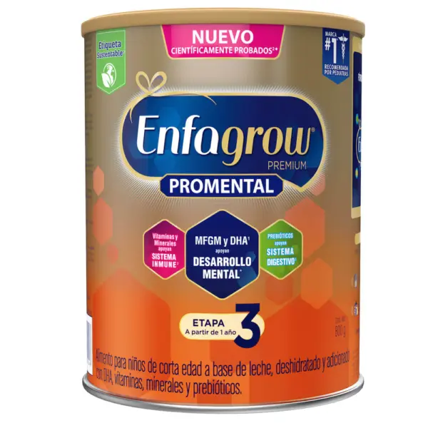 Enfagrow Premium Etapa 3 Fórmula Infantil Apartir De 1 Año 800 Gr