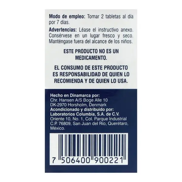 Microbiot Suplemento Alimenticio Con 14 Tabletas - Imagen 2