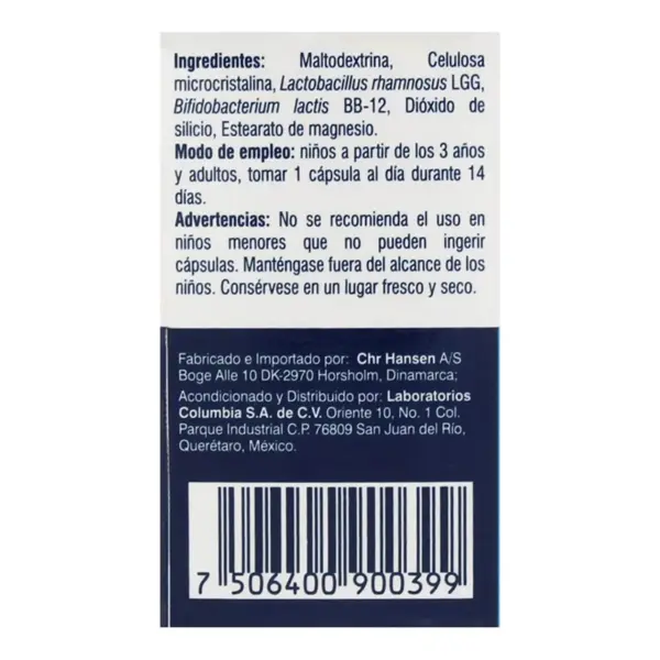 Microbiot Suplemento Alimenticio Con 14 Cápsulas - Imagen 2
