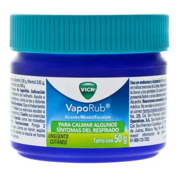 Vick Vaporub Con 50 G De Ungüento