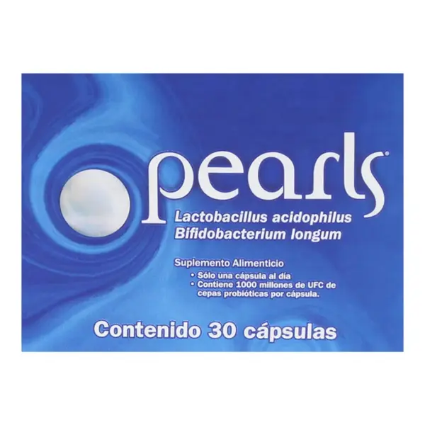 Pearls Lactobacilos Suplemento Alimenticio Con 10 Cápsulas