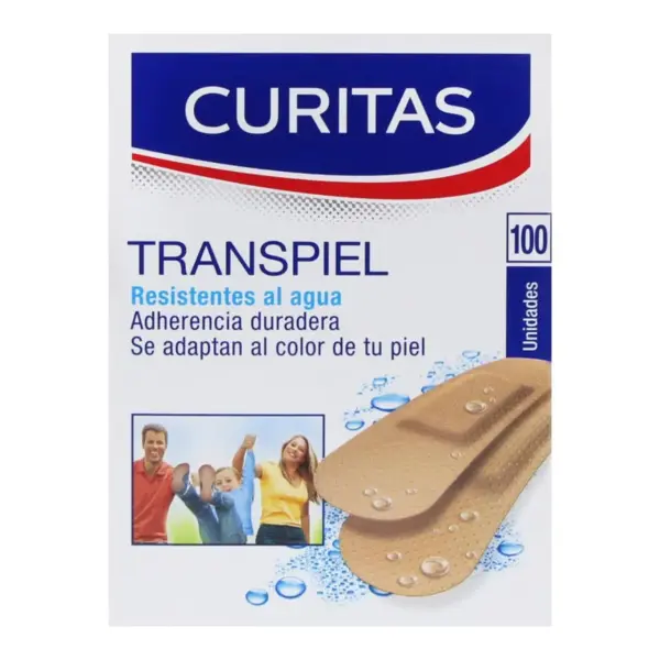 Curitas Transpiel 100 pzs