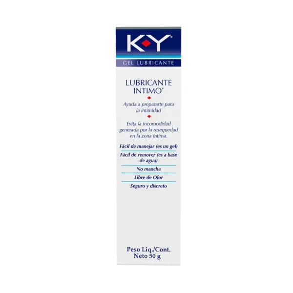 K-Y Gel Lubricante íNtimo Con 50 G - Imagen 2
