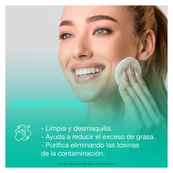 Neutrogena Purified Skin Agua Micelar Desmaquillante 200 Ml - Imagen 5