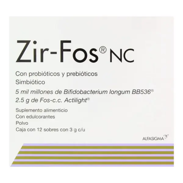 Zir-Fos Suplemento Alimenticio Con 12 Sobres