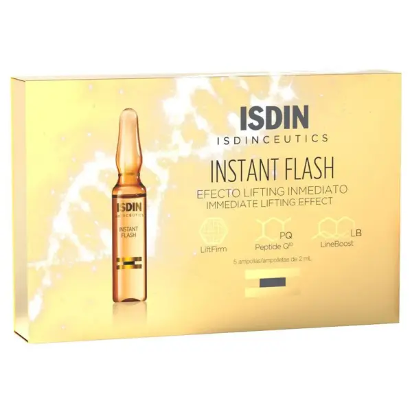 Isdin Instant Flash Suero Antiedad Efecto Lifting 5 Piezas - Imagen 2