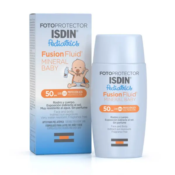 Isdin Pediatrics Fotoprotector Fusion Fluid Mineral Baby Fps50 Crema 50 Ml