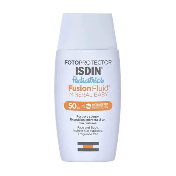 Isdin Pediatrics Fotoprotector Fusion Fluid Mineral Baby Fps50 Crema 50 Ml - Imagen 3
