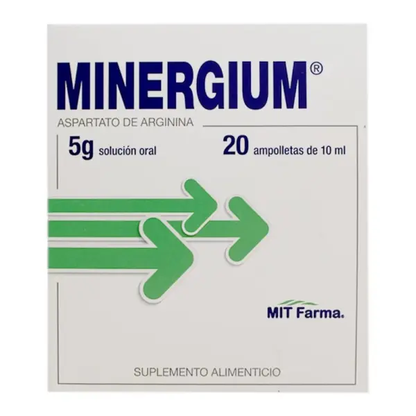 Minergium Suplemento Alimenticio Con 20 Ampollas