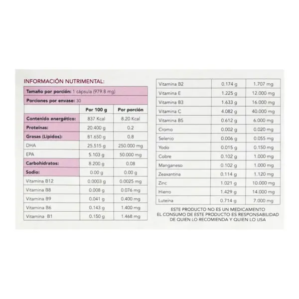 Plena Fem Suplemento Alimenticio Con 30 Cápsulas - Imagen 2