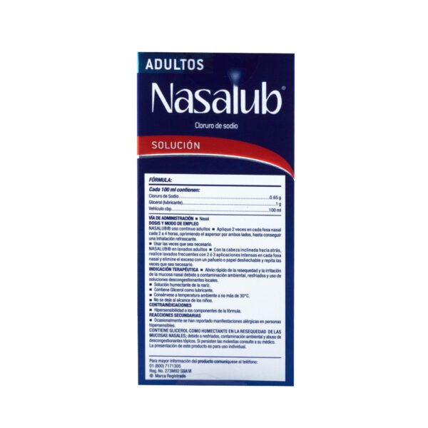 Nasalub 0.65 G Solución Nasal 30 Ml - Imagen 3